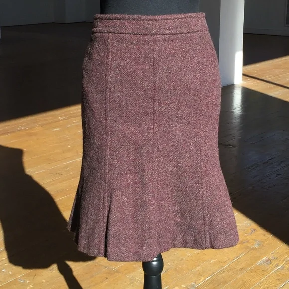 Kors By Michael Kors Burgundy wool skirt - Picture 7 of 9